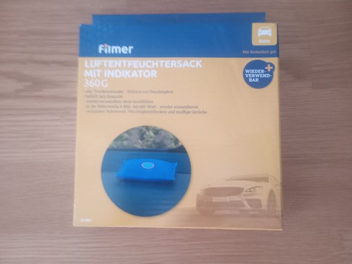 Luftentfeuchtersack (360g mit Indikator / Farbe: blau / Marke: Filmer / NEU) - Bild 2 von 2