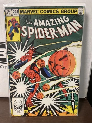 AMAZING SPIDER-MAN # 244 VF 🔑 KEY 3rd App of Hobgoblin Marvel Comics 1983