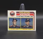 1982 Topps NOLAN RYAN / ART HOWE Leaders Checklist Card #66 NM-MT Houston Astros