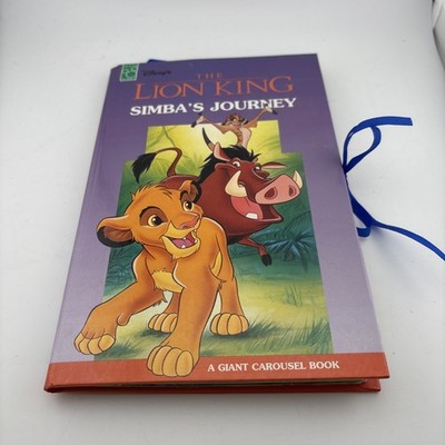 The lion king Giant carousel Book Simba's Journey New unread 1995 Mouse Works