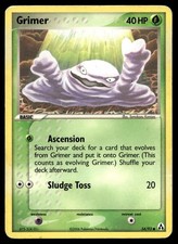 Grimer 54/92 Pokemon Card Legend Maker Common 40 HP Moderately Played B109