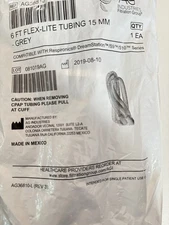 6 FT FLEX-LITE TUBING 15 MM. GREY Compatible w/ Respironics S9, S10 Series New