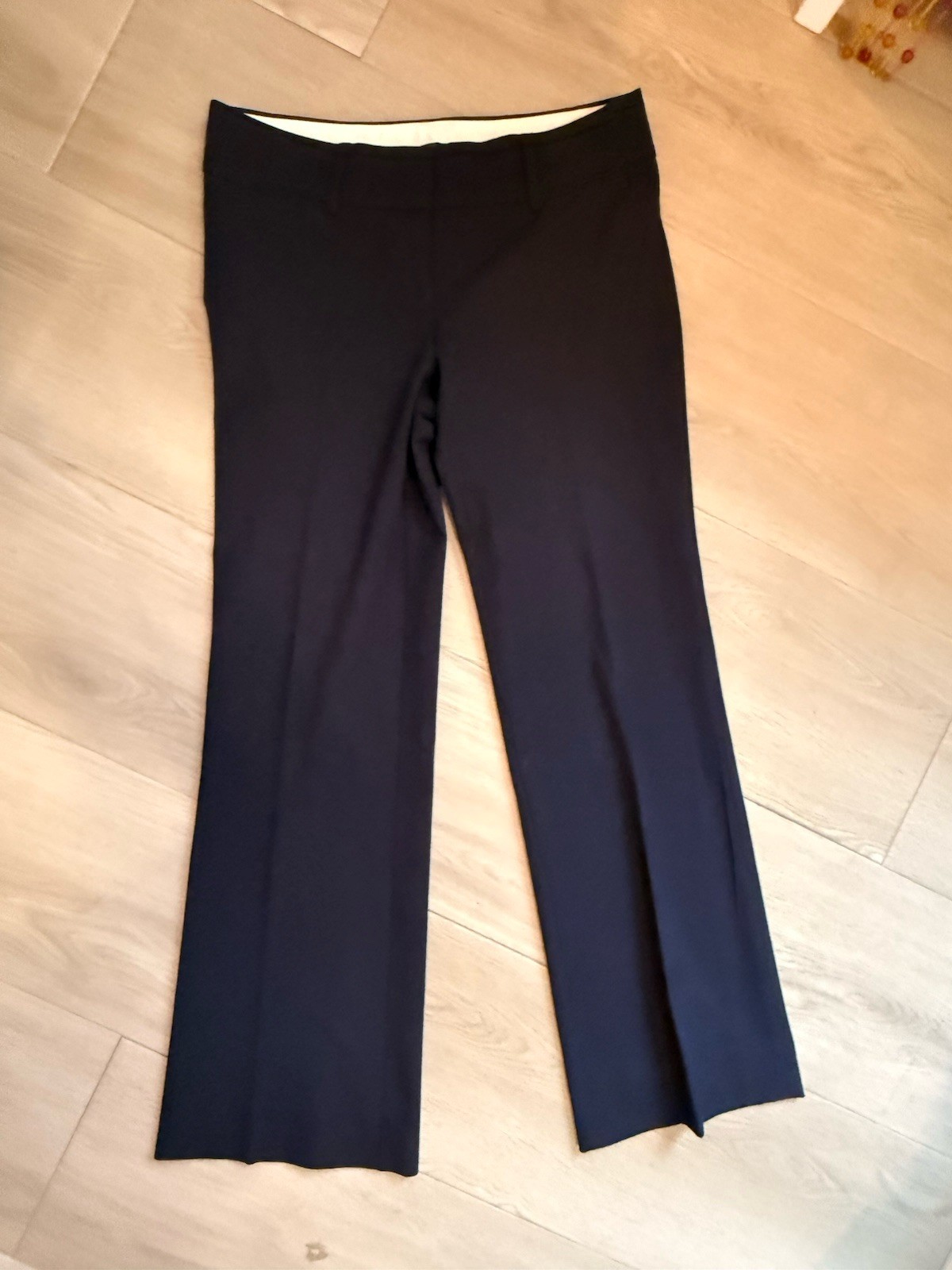 Ann Taylor LOFT Marisa navy Dress Pants Womens Size 2 Straight Leg Trousers Work