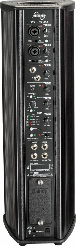 Laney Audiohub 6 Channel Portable Speaker w/ Battery Powered - AH4X4 - Image 2 of 2