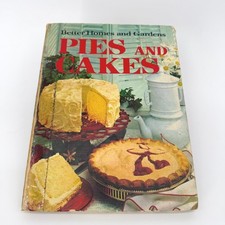 Better Homes & Gardens Pies & Cakes VTG ACCEPTABLE 1966 Cookbook w/ Writing