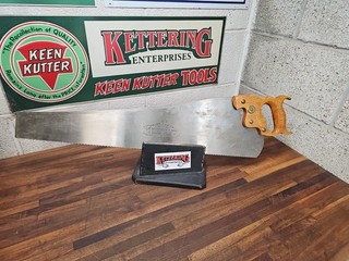 K36 Antique Groh's Hardware No. 12 Hagerstown MD 8pt 26" Hand Saw Disston? NOS?