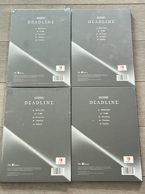 Blackpink 3rd Mini Album Deadline Silver Version CD set of 4 NEW