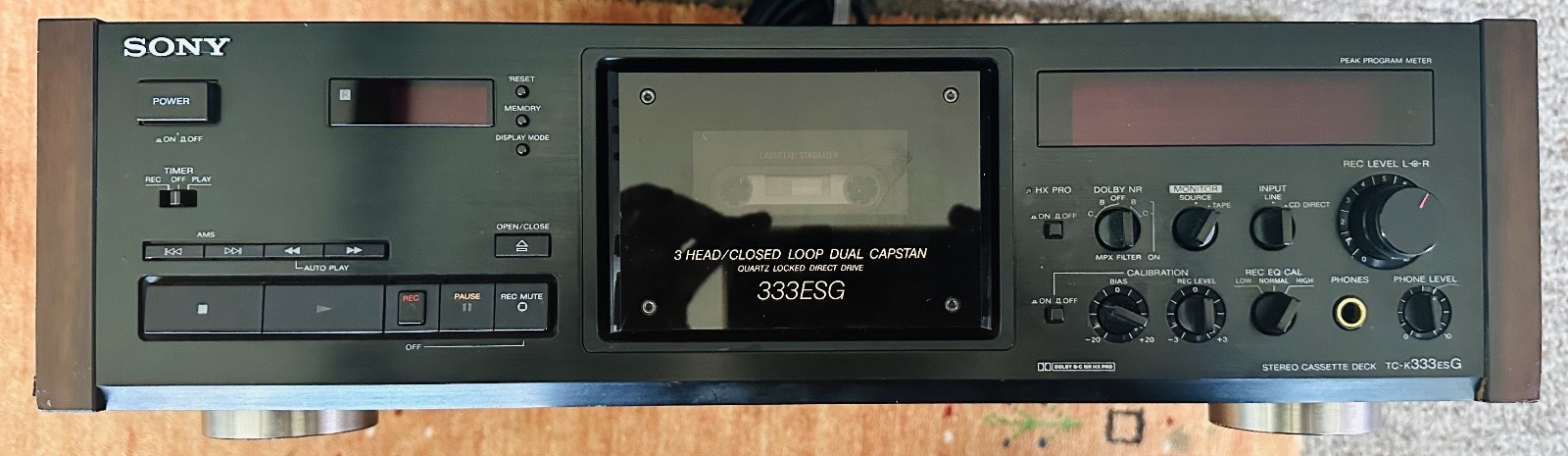 Sony TC-K333ESG vintage audio equipment - eBay listing photo 1