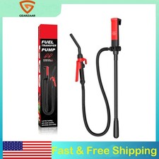 Battery Powered Electric Fuel Transfer Siphon Pump Portable Gas Oil Liquid Pump