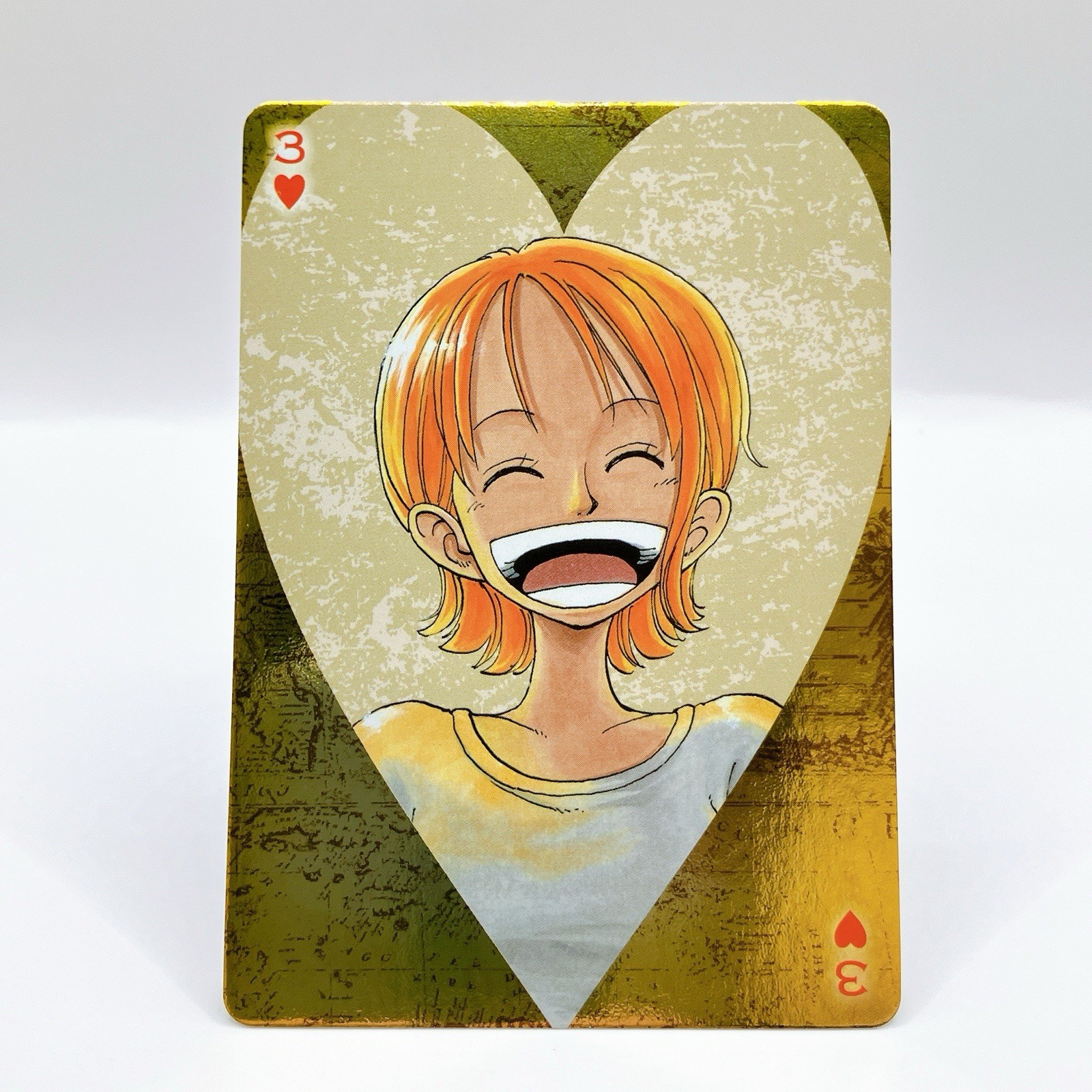 Nami Smile Kawaii One Piece Golden Playing Cards Jump Festa Anime Manga Japón