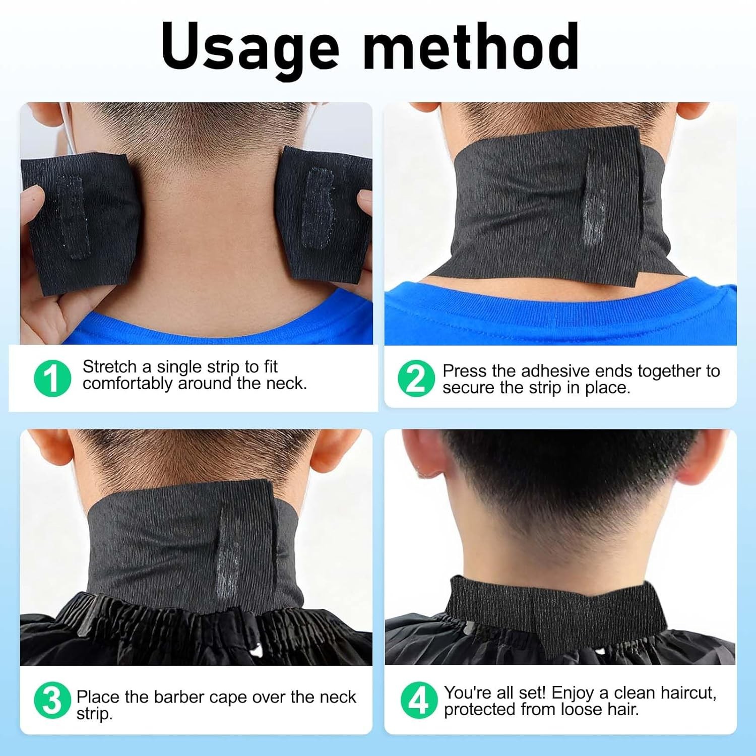 Neck Strips Barber Accessories Professional, Barber Supplies 5 Rolls & 500 Strip