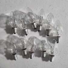 11-pack of warm white E12 candelabra bulbs 120V, 7W 