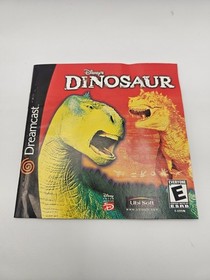 Disney's Dinosaur (Sega Dreamcast, 2000) Complete CIB w/ Manual - Tested & Works