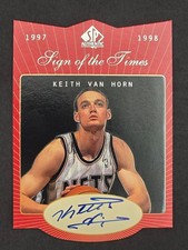 1997-98 SP Authentic Sign of the Times Autograph Keith Van Horn Die-Cut Nets