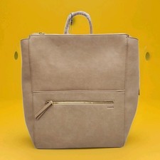NEW The Fawn Square Diaper Bag - Beige 15"H x 12"W x 8"D