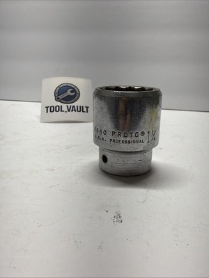 Proto 3/4'' Drive 1-1/4''  Socket 5540  12 Point USA 
