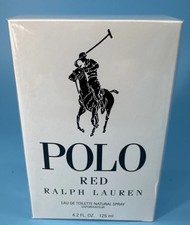 Ralph Lauren Polo Red 4.2 Oz/125 ML Eau De Toilette EDT Spray Sealed Read