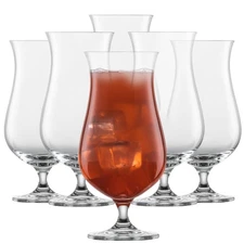 Bar Special Hurricane Glass (Set of 6), Cocktail Glasses for Mixed Drinks, Di...