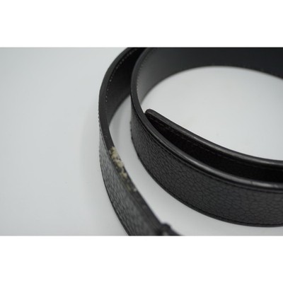 BURBERRY ベルト サイズ38/95 Burberry Men's Black Leather Belt Size 38 (95cm) Engraved Logo | eBay