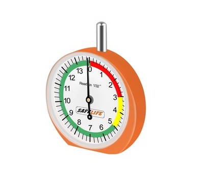 SAFELIFE Tire Tread Depth Gauge, Dial Type Tire Depth Gauge with Color Coded ...