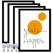 ijuerybai 12x16 Picture Frame Set of 4, Diamond Painting Frames for 30x40 cm