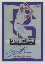 2016 Leaf Perfect Game All-American Classic Metal 20/25 Jacob Pearson Auto 0c6