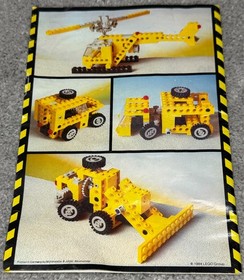 Lego 8020 Technic Building Set INSTRUCTIONS ONLY RARE Vintage Lego Toy Manual