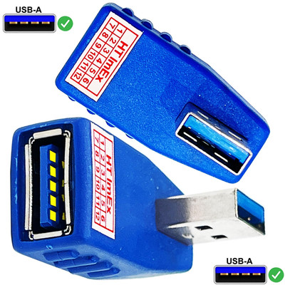 USB A Stecker auf USB A Buchse Adapter gewinkelt für LG SP8YA.DEUSLLK Soundbar