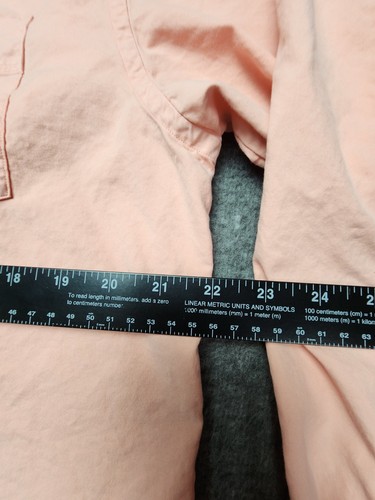 Tommy Bahama Casual Men's Large Cotton/Silk Pink Long Sleeve Button Down Shirt - Picture 6 of 8