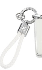 Unbranded Bling Crystal Keychain Lanyard White  Sparkly Rhinestone