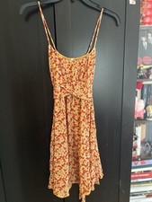 Chocolate USA Floral Sundress Size M Yellow R...