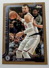 Topps 2025-26 Ivica Zubac Los Angeles Clippers #145 Gold Parallel Serial /2025