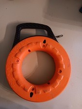 Klein 50 Ft. Steel Fish Tape 1/8 Tape Pre Owned Works