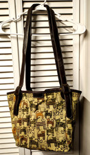 Cat/Kittens Shoulder Bag/Tote Canvas Multi-co...