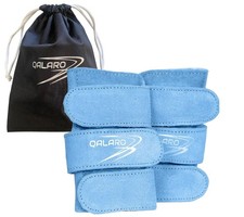 Suede Wrist Supports Pair with Bag  Gymnastics, Acrobatics, Cheer Adjustab...