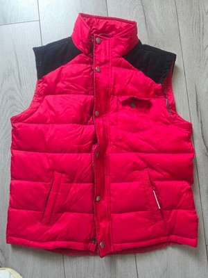 Barbour Hiltop Weste rot Jungen Alter 12-13 sehr guter Zustand