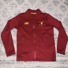 New Balance Liverpool FC (LFC) Junior Anthem Tracksuit Jacket - Red - Size MB