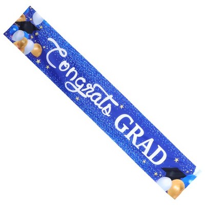 Graduation Party Photo Banner College Backdrop Couplet for Congrats Yard