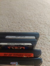 4 Sega Genesis Games (Sonic 2, NBA Live 96, Madden Football 93, NBA Jam TE)