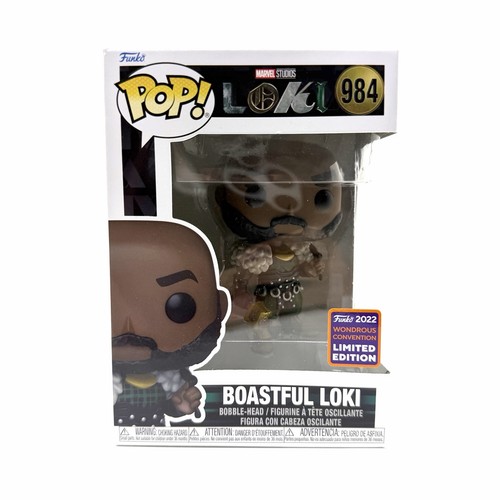 Funko Pop! Marvel Loki Boastful Loki #984 Wonder-Con 2022 SHARED Exclusive