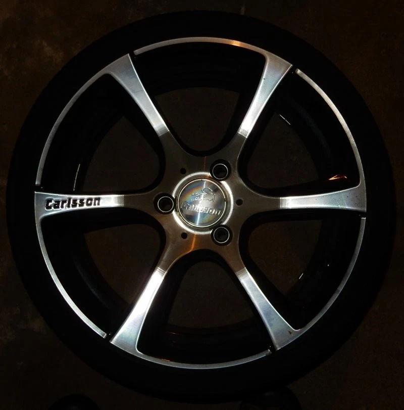 4x Sommerräder Felgen Carlsson für Smart - Bild 3 von 4