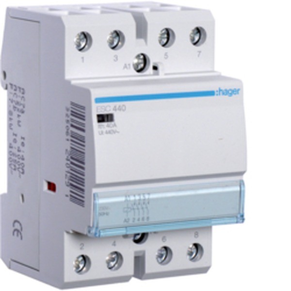 Hager Contacteur 40A 4F 230V (Esc440) - Image 2