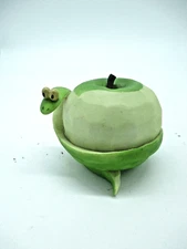 Home Grown Cabbage Snake Figure by Enesco-Retired/2008