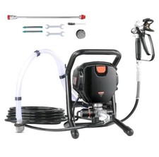 VEVOR Stand Airless Paint Sprayer 3000PSI 750W Efficient Electric Airless