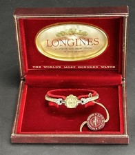 Reloj Mecánico Longines Cal 410 Damas 17J De Colección con Caja Original 10K GF Funciona