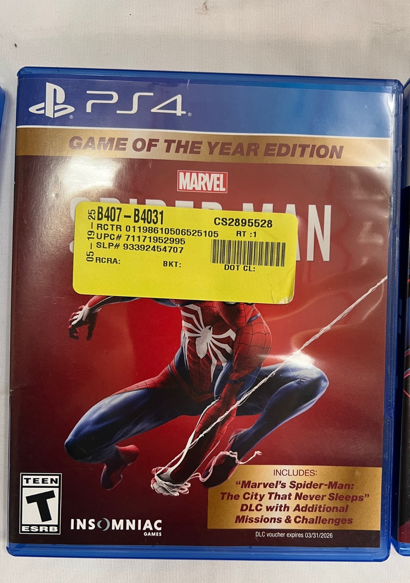 Marvel's Spider-Man: Game of The Year Edition - Sony PlayStation 4