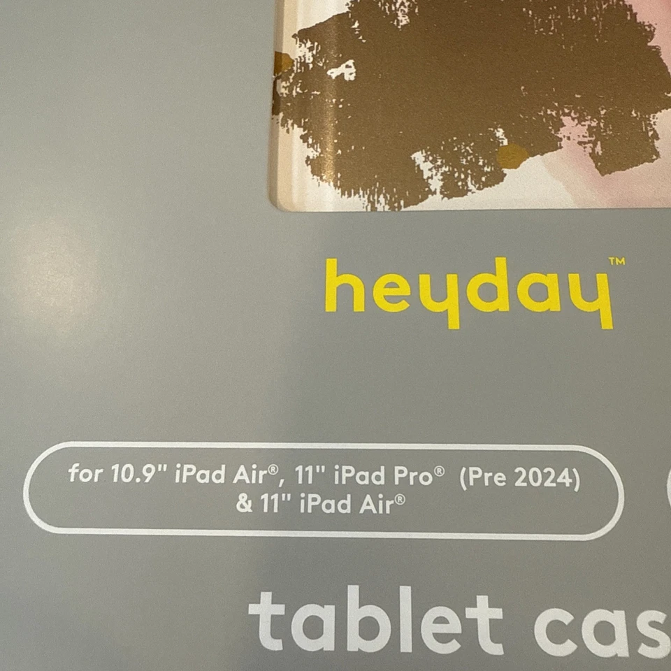 Apple iPad Air 10.9 inch and iPad Pro 11 inch Case - heyday Abstract Pink Gold - Image 2 of 4