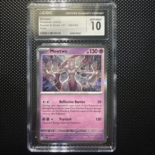 Mewtwo graded CGC 10 for sale on eBay