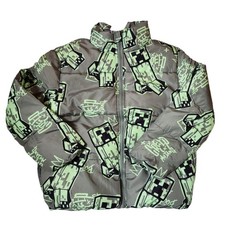 Minecraft Puffer Coat Youth XL 14-16 Creepers
