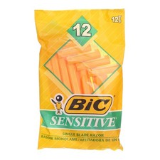 BiC Sensitive Disposable Razors, 1 Blade, 12 Ct